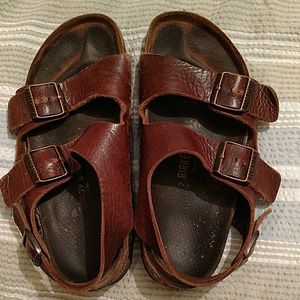 Well-worn Birkenstock Sandals